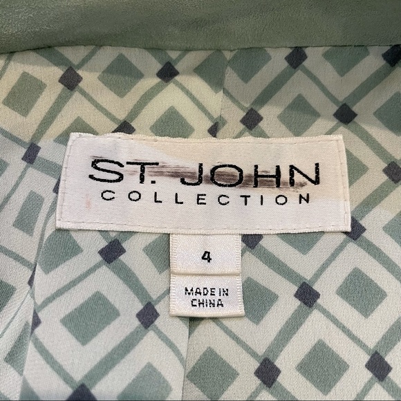 ST. JOHN Goat Suede Jacket - Picture 14 of 16